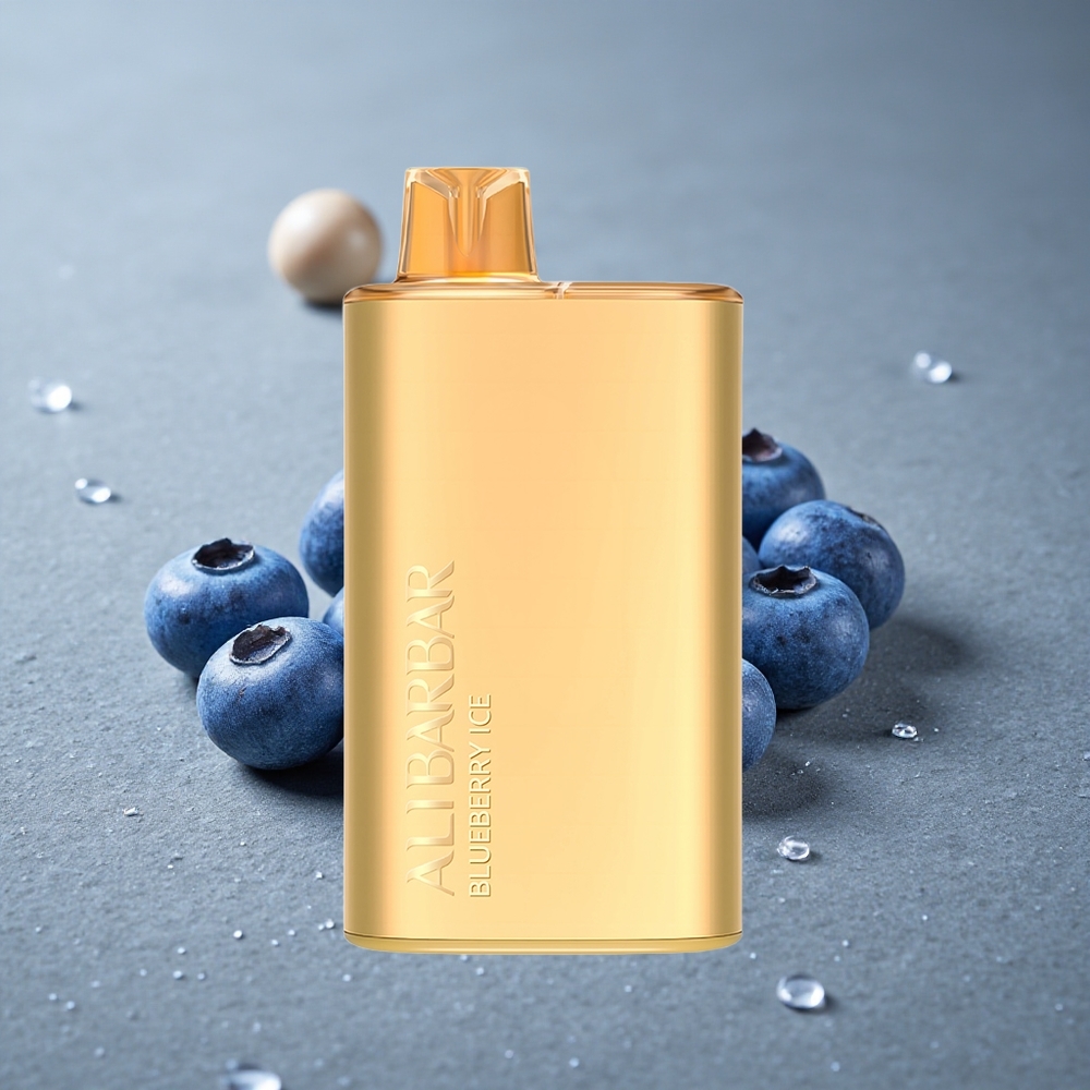 Alibarbar Rich 8000 Puffs Descartável Vape Blueberry Ice 20ml Capacidade Brasil Vape Wholesale
