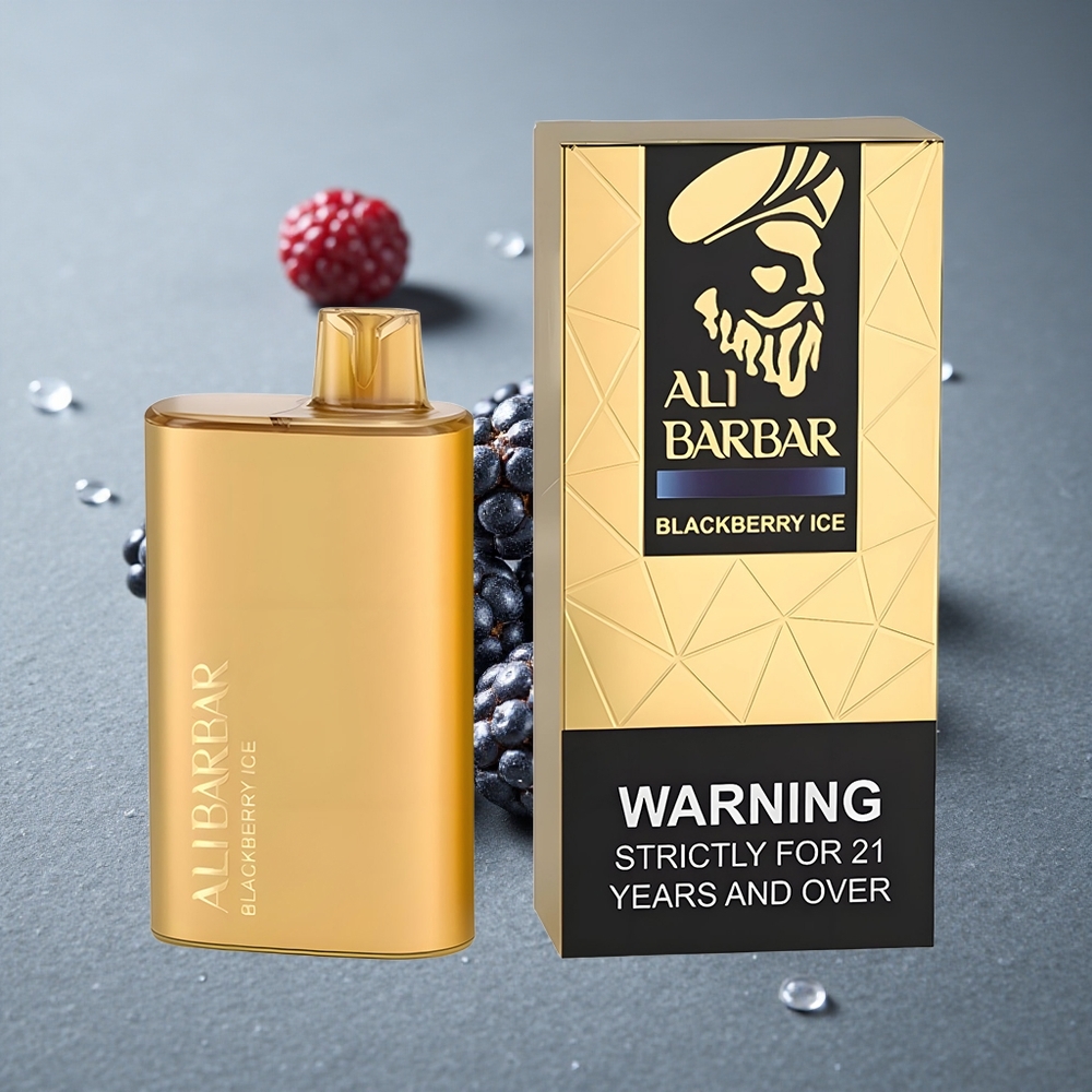 Alibarbar Rich 8000 Puffs Vape Descartável Blackberry Ice 20ml Capacidade de Líquido 8000 Puffs Brazil vape wholesale