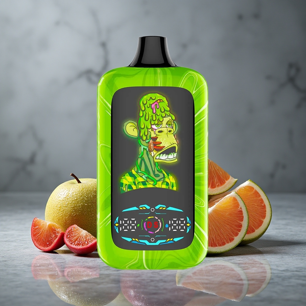 Fumot Digital Monkey 40000 Puffs Dual Engine Modo Disposável Vape Rajada Tropical do Arco-Íris Brazil vape wholesale