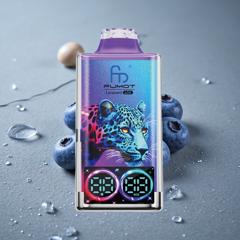 Fumot Leopard 40K Puffs Mirtilo no Gelo Vape Descartável com Bateria 700mAh Brazil vape wholesale
