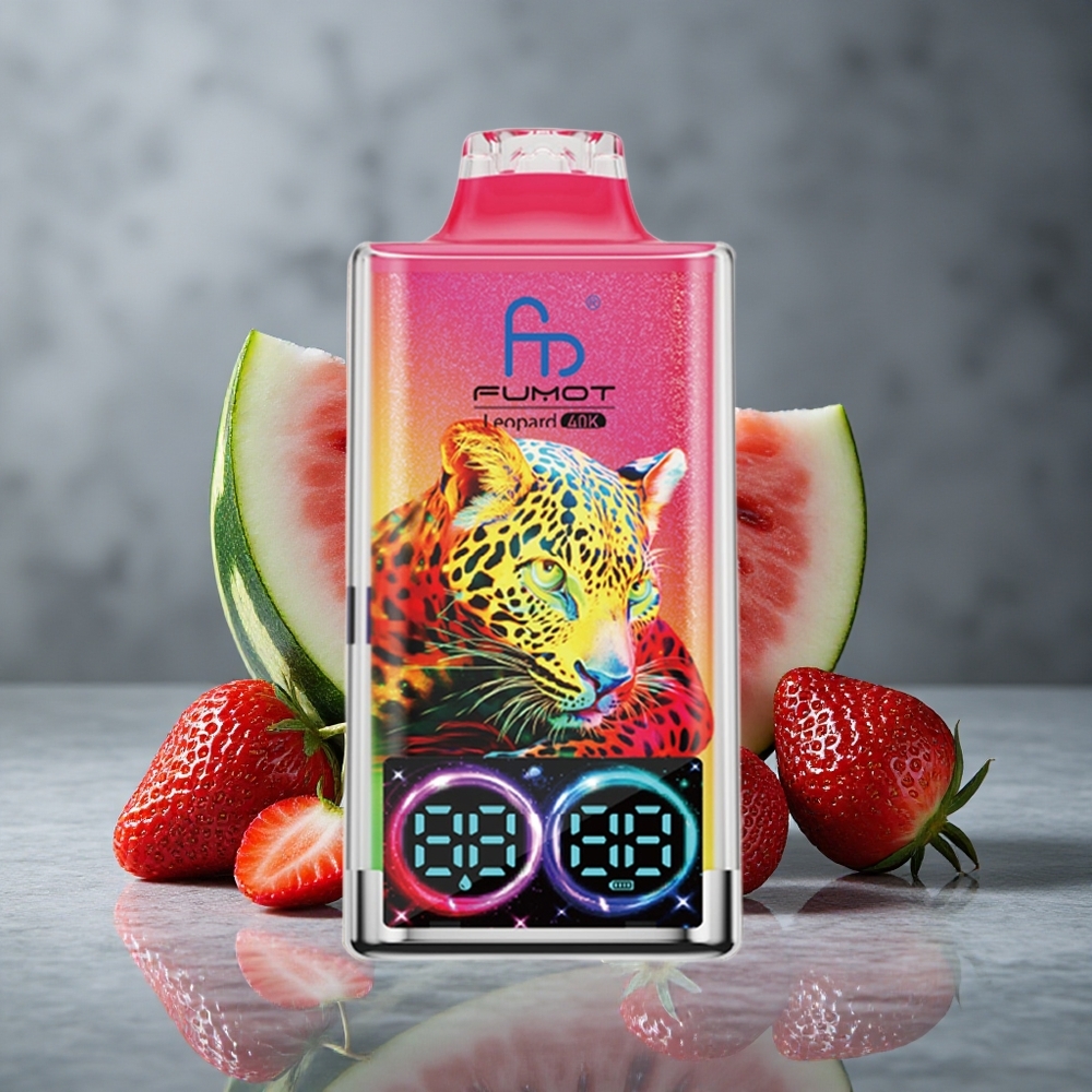 Fumot Leopard 40K Puffs Morango Melancia Dual Mesh Brazil vape wholesale