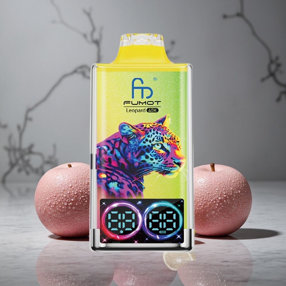 Fumot Leopard 40K Puffs Pink Limonada Vape Descartável Dual Mesh Brazil vape wholesale