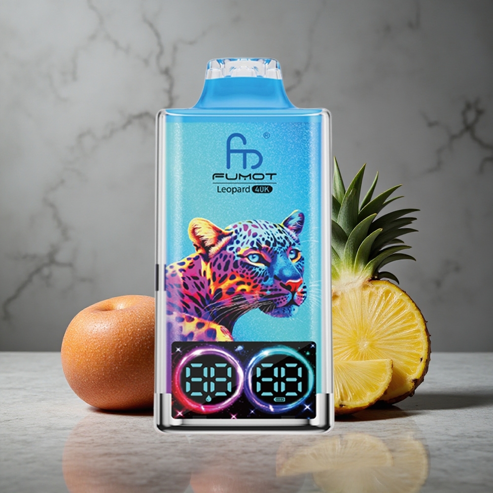 Fumot Leopard 40K Puffs Vape Descartável Pêssego Manga Abacaxi 700mAh Dual Mesh Brazil vape wholesale