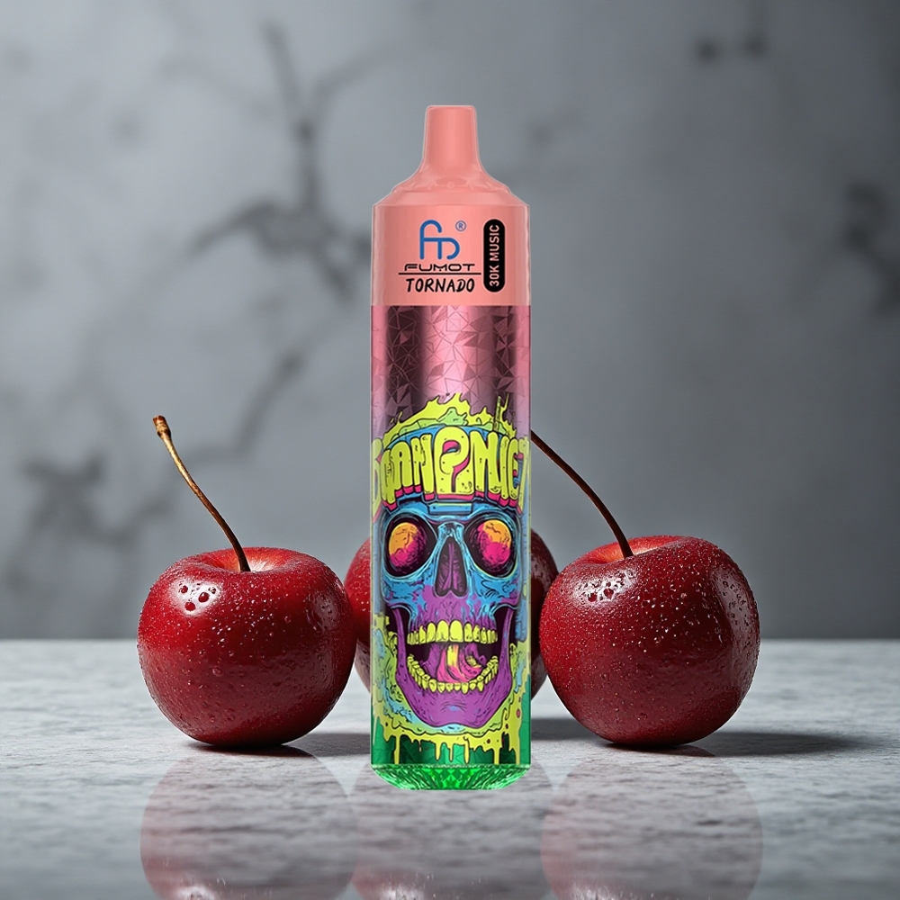 Fumot RandM Tornado 30000 Puffs Cereja Tripla 30mL Recarregável Brazil vape wholesale