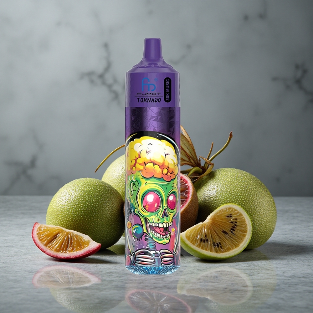 Fumot RandM Tornado 30000 Puffs Kiwi Maracujá Goiaba 30mL Recarregável LED Display Brazil vape wholesale