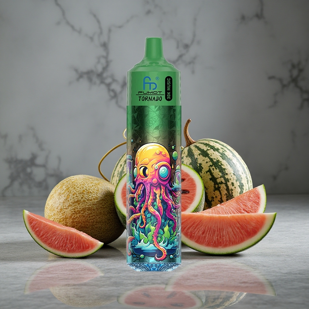 Fumot RandM Tornado 30000 Puffs Melancia Melão 30mL LED Display Brazil vape wholesale