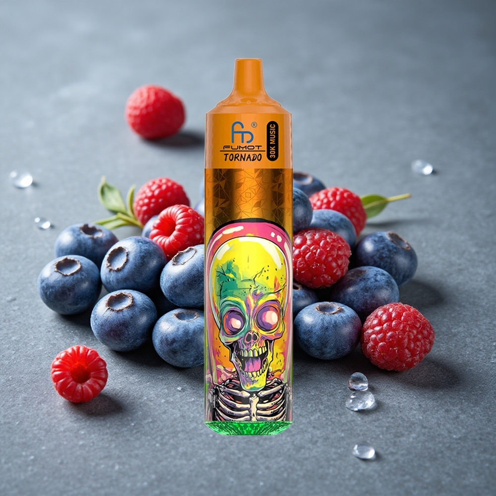 Fumot RandM Tornado 30000 Puffs Mirtilo Framboesa 30mL Recarregável Brazil vape wholesale