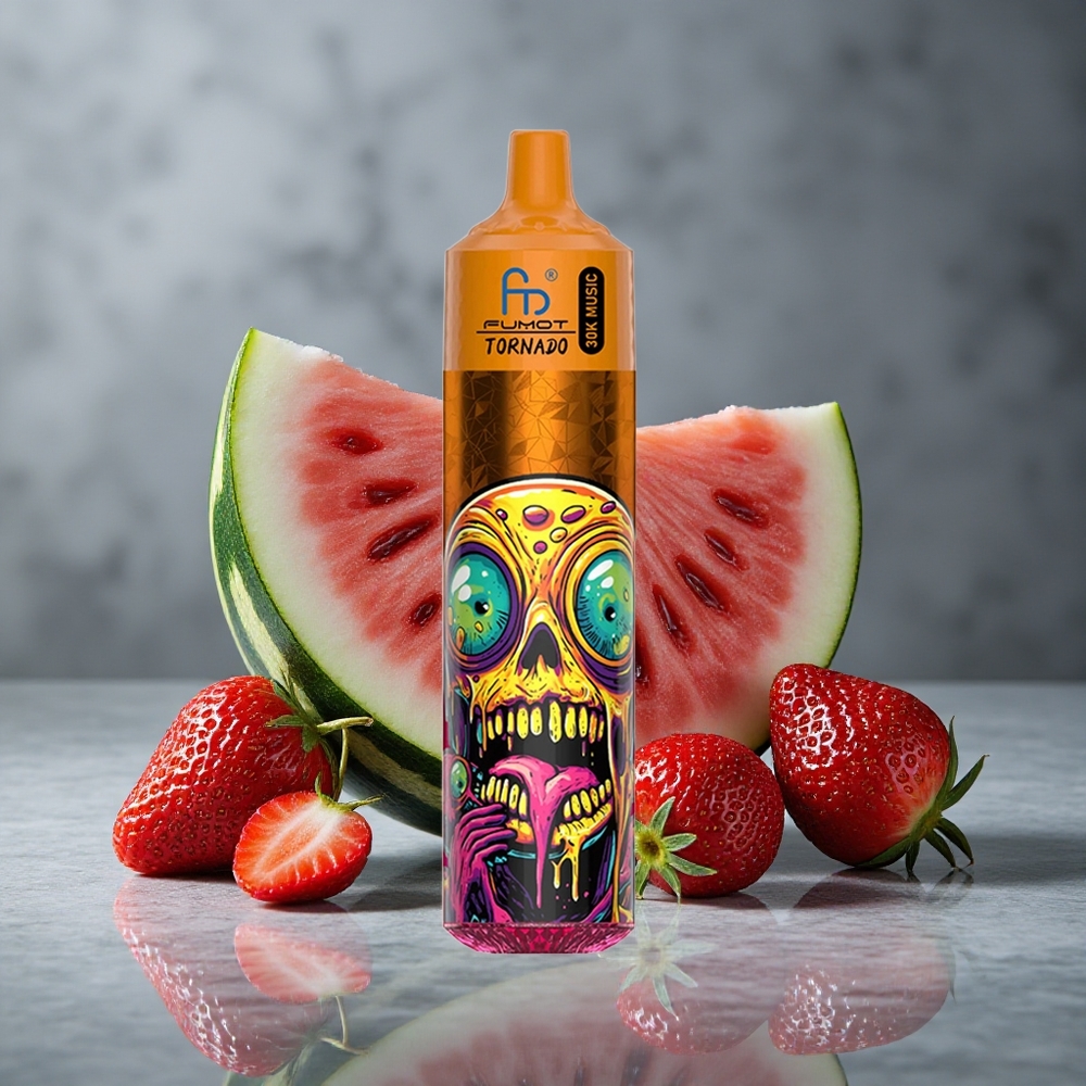 Fumot RandM Tornado 30000 Puffs Morango Melancia Capacidade de E-líquido: 30mL Brazil vape wholesale