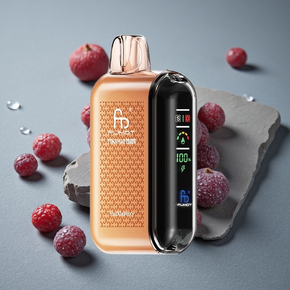 Fumot Tornado 20000 Puffs Huckleberry Amora Dual Mesh Coil Brazil vape wholesale