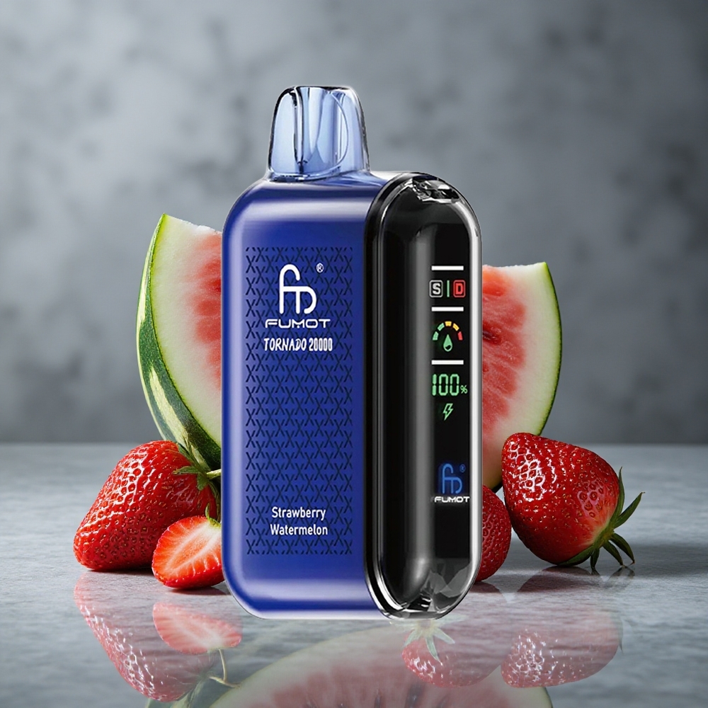 Fumot Tornado 20000 Puffs Morango Melancia Dual Mesh Coil Brazil vape wholesale