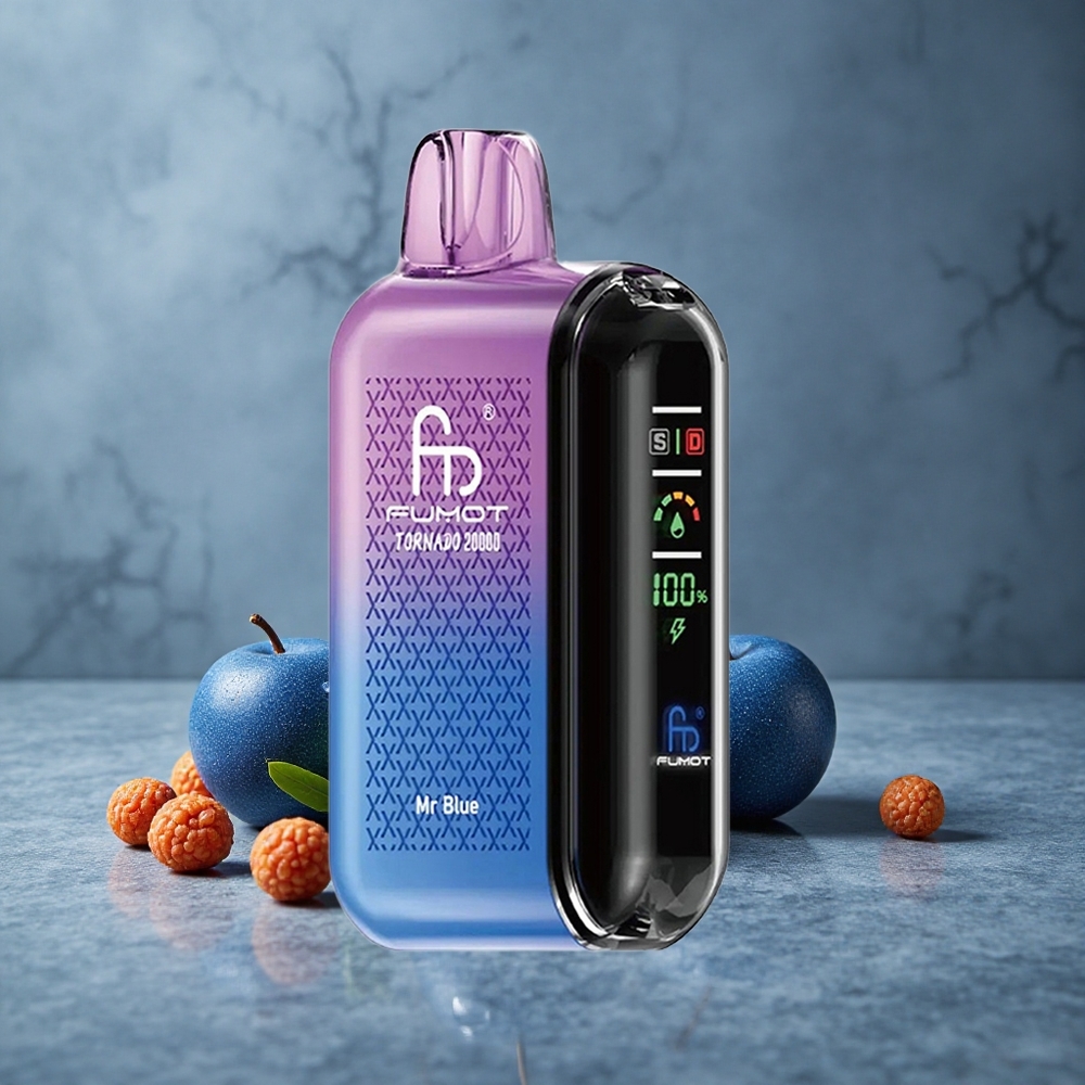 Fumot Tornado 20000 Puffs Mr Azul Dual Mesh Coil Brazil vape wholesale