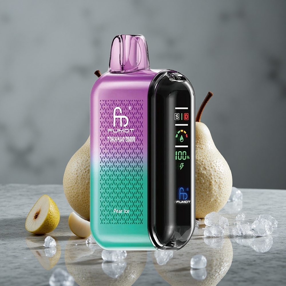 Fumot Tornado 20000 Puffs Pérola Gelo Dual Mesh Coil Brazil vape wholesale