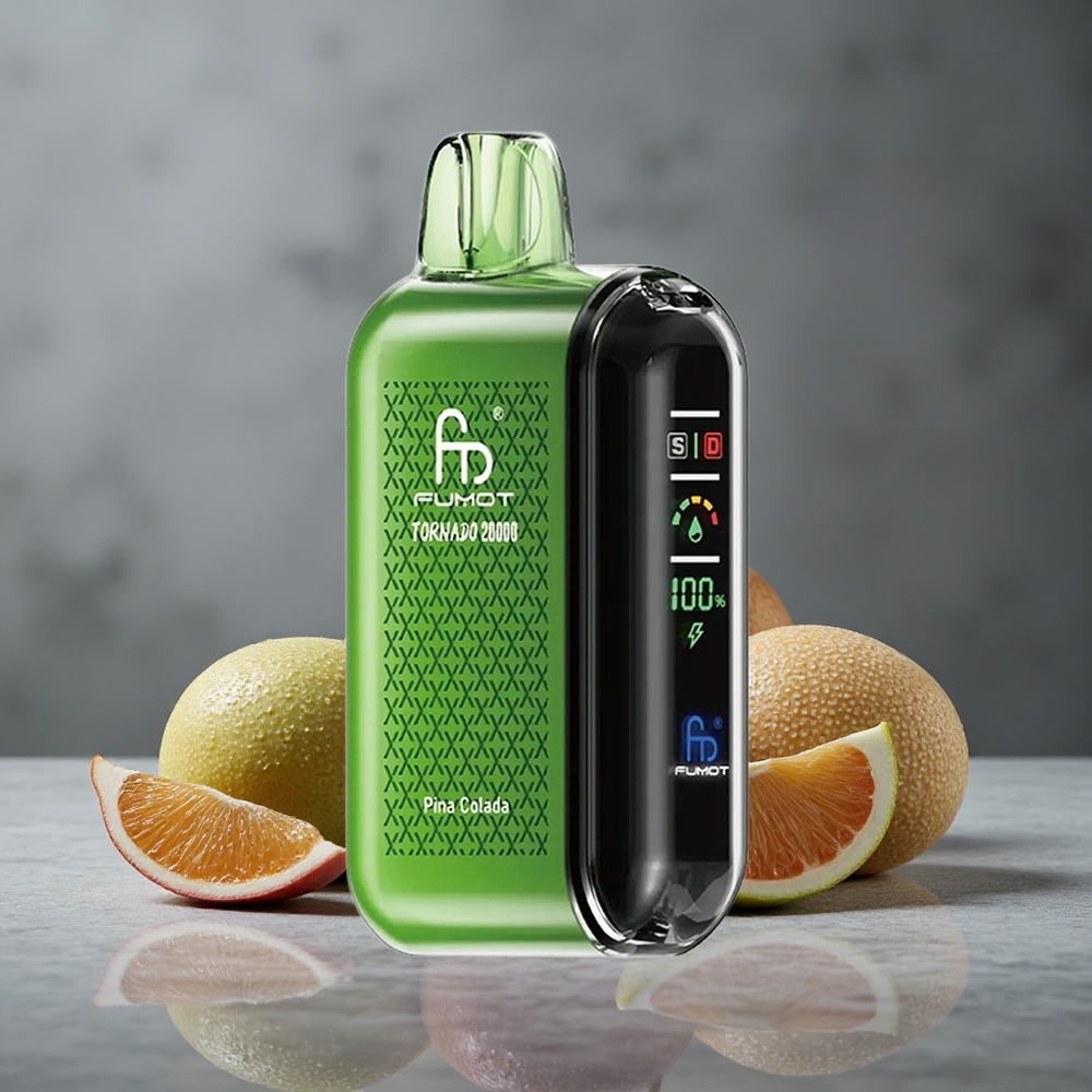 Fumot Tornado 20000 Puffs Pina Colada Dual Mesh Coil 20ml Capacidade Brasil vape wholesale