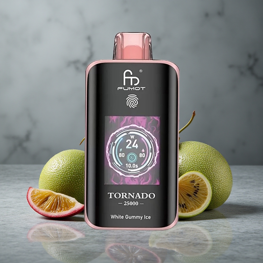 Fumot Tornado 25000 Puffs Kiwi Maracujá Goiaba Tela HD Brazil vape wholesale