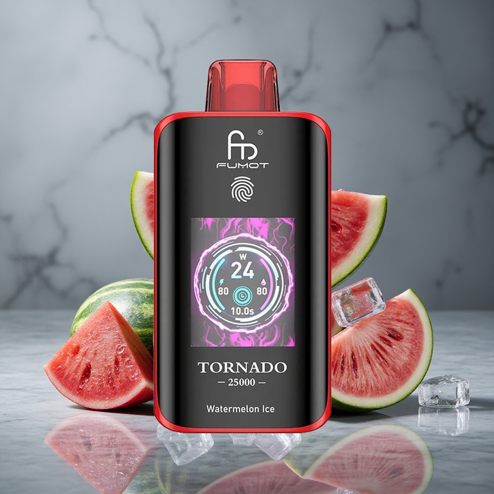 Fumot Tornado 25000 Puffs Melancia Gelada 20ml E-líquido Pré-carregado Brazil vape wholesale