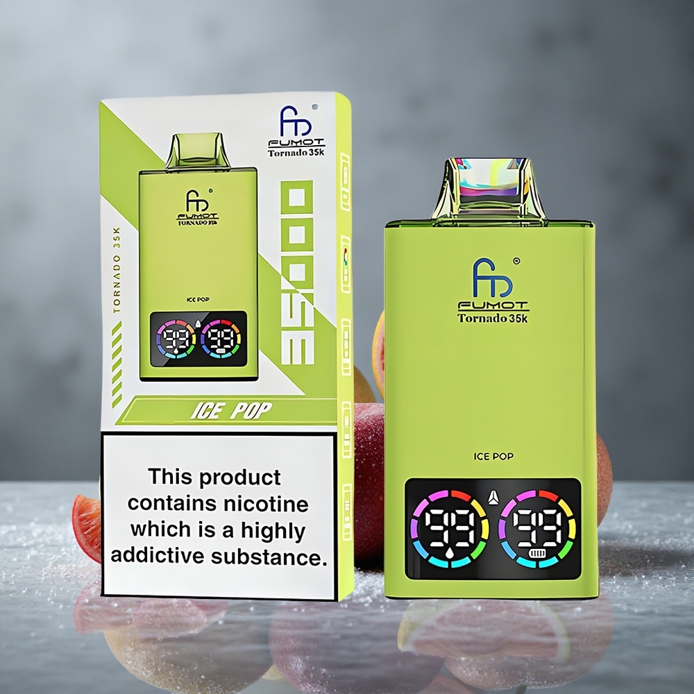 Fumot Tornado 35K 35000 Puffs Gelo Picolé Dual Mesh Coil Brazil vape wholesale