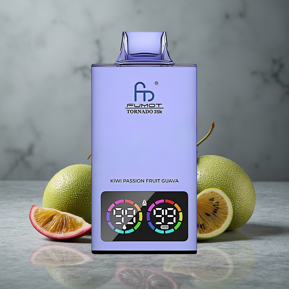 Fumot Tornado 35K 35000 Puffs Kiwi Maracujá Goiaba Bobina Dupla Mesh Brazil vape wholesale
