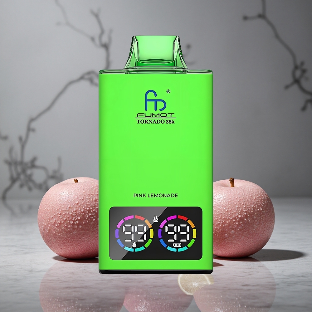 Fumot Tornado 35K 35000 Puffs Limão Rosa Duplo Mesh RGB Brazil vape wholesale