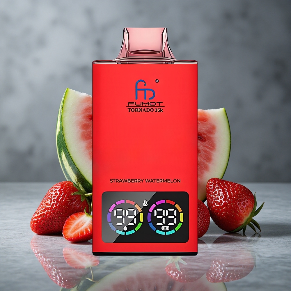 Fumot Tornado 35K Vape Descartável 35000 Puffs Morango Melancia Dual Mesh Coil Brazil vape wholesale