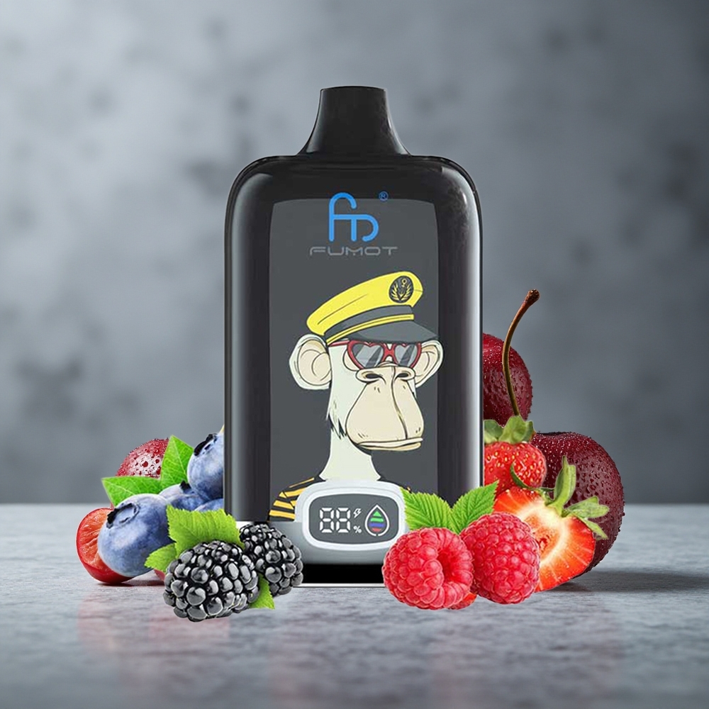 Fumot Tornado Digital Box 12000 Puffs Cereja Bateria Recarregável 550mAh Brazil vape wholesale