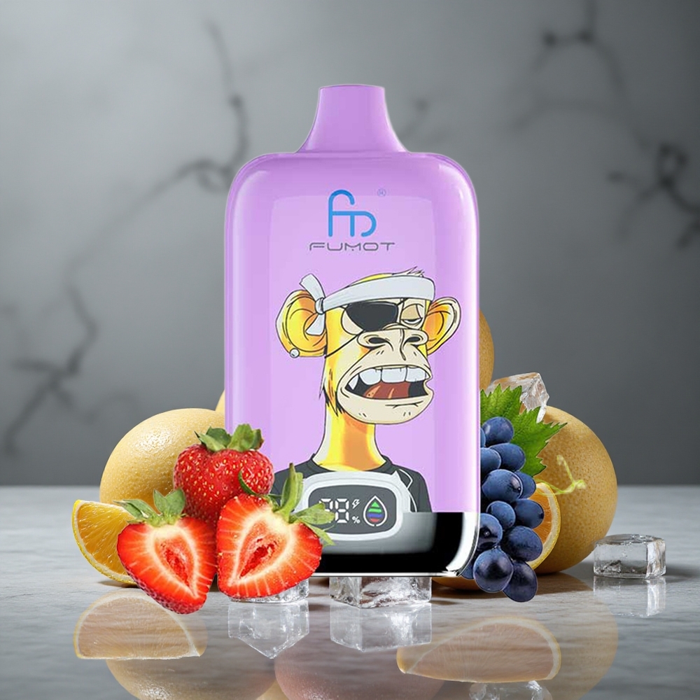 Fumot Tornado Digital Box 12000 Puffs Manga no Gelo com Bateria Recarregável 550mAh Brazil vape wholesale