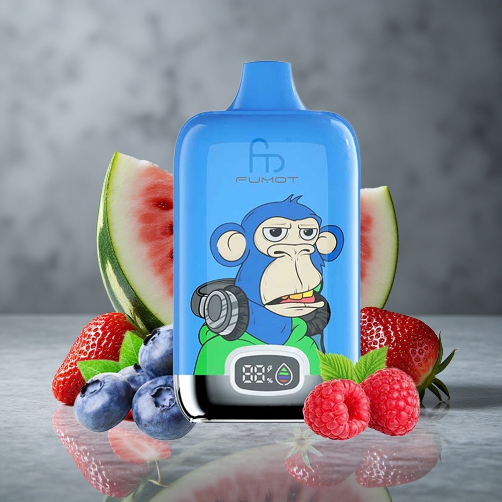 Fumot Tornado Digital Box 12000 Puffs Morango Melancia 20ml E-Liquid Brazil vape wholesale