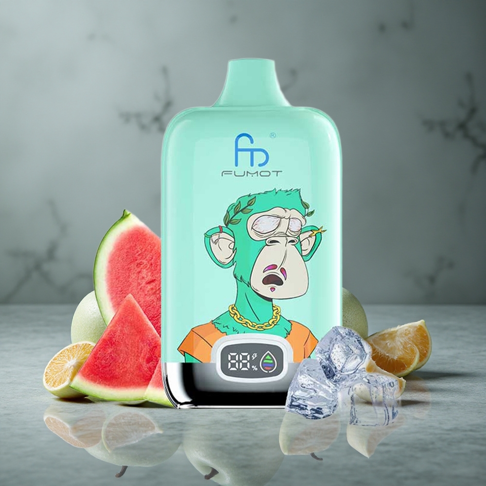 Fumot Tornado Digital Box 12000 Puffs Sabor Menta Fresca com Bateria 550mAh Recarregável Brazil vape wholesale