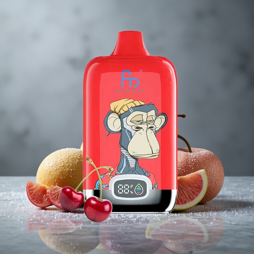 Fumot Tornado Digital Box 12000 Puffs Vape Descartável Gelado Pop 20ml E-Liquid Brazil vape wholesale