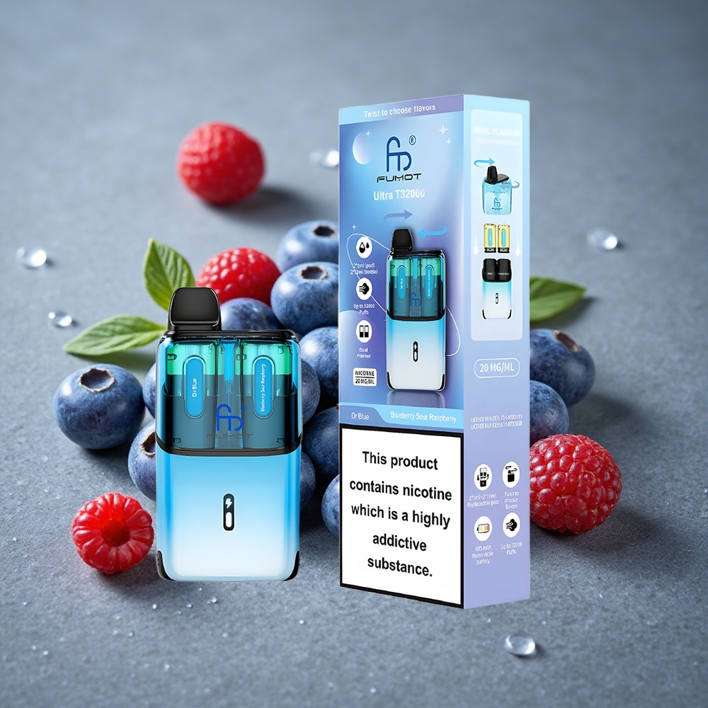 Fumot Ultra T32000 32000 Puffs Dr Azul Mirtilo Framboesa Azeda Brazil vape wholesale