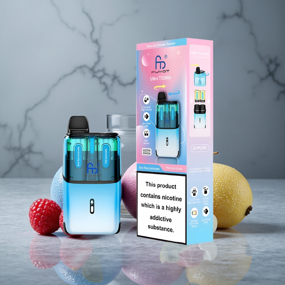 Fumot Ultra T32000 Dispositivo Vaporizador Descartável 32000 Puffs Limonada Azul e Framboesa Limonada Rosa Brazil vape wholesale