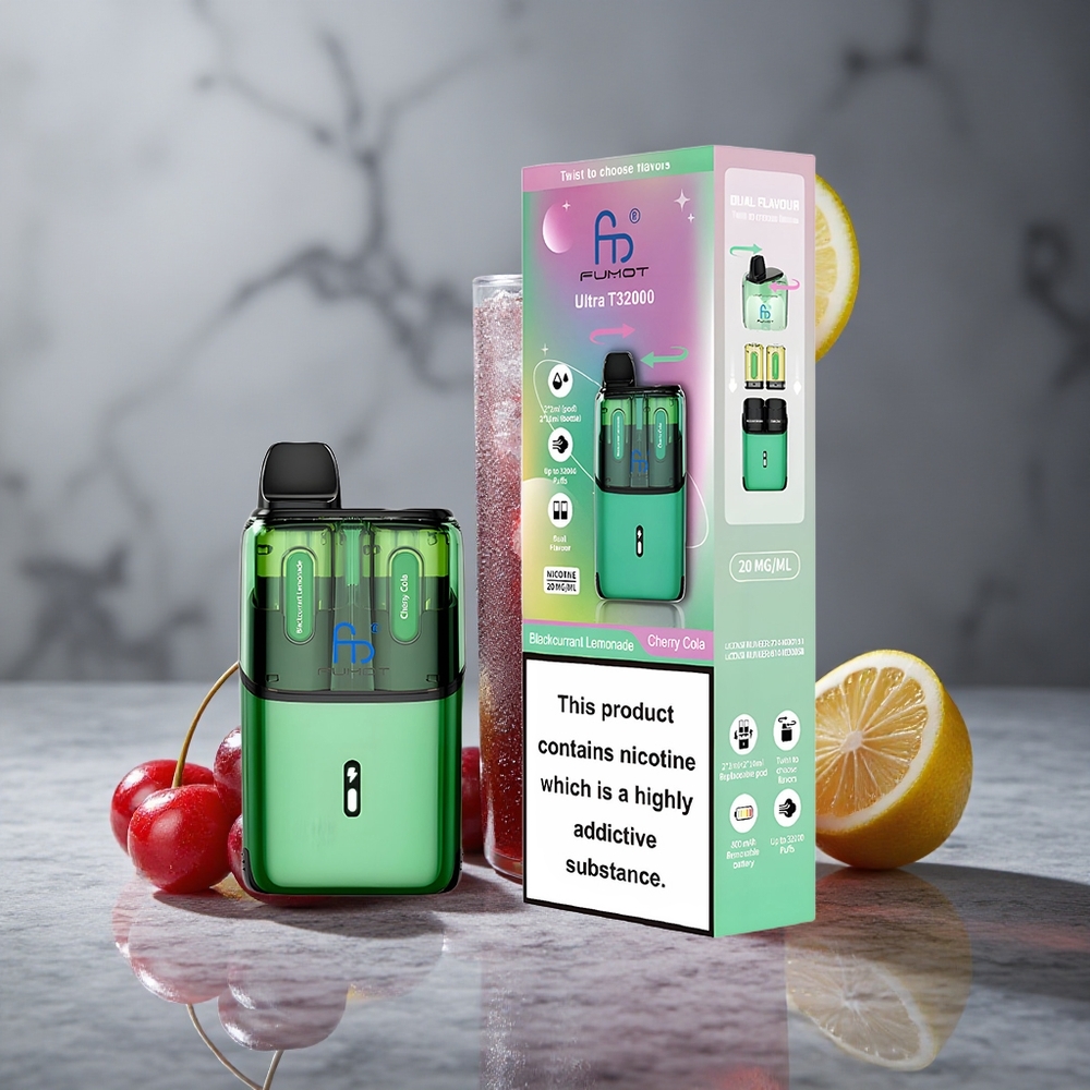Fumot Ultra T32000 Vape Descartável 32000 Puffs Blackcurrant Lemonade Cherry Cola Brasil vape wholesale