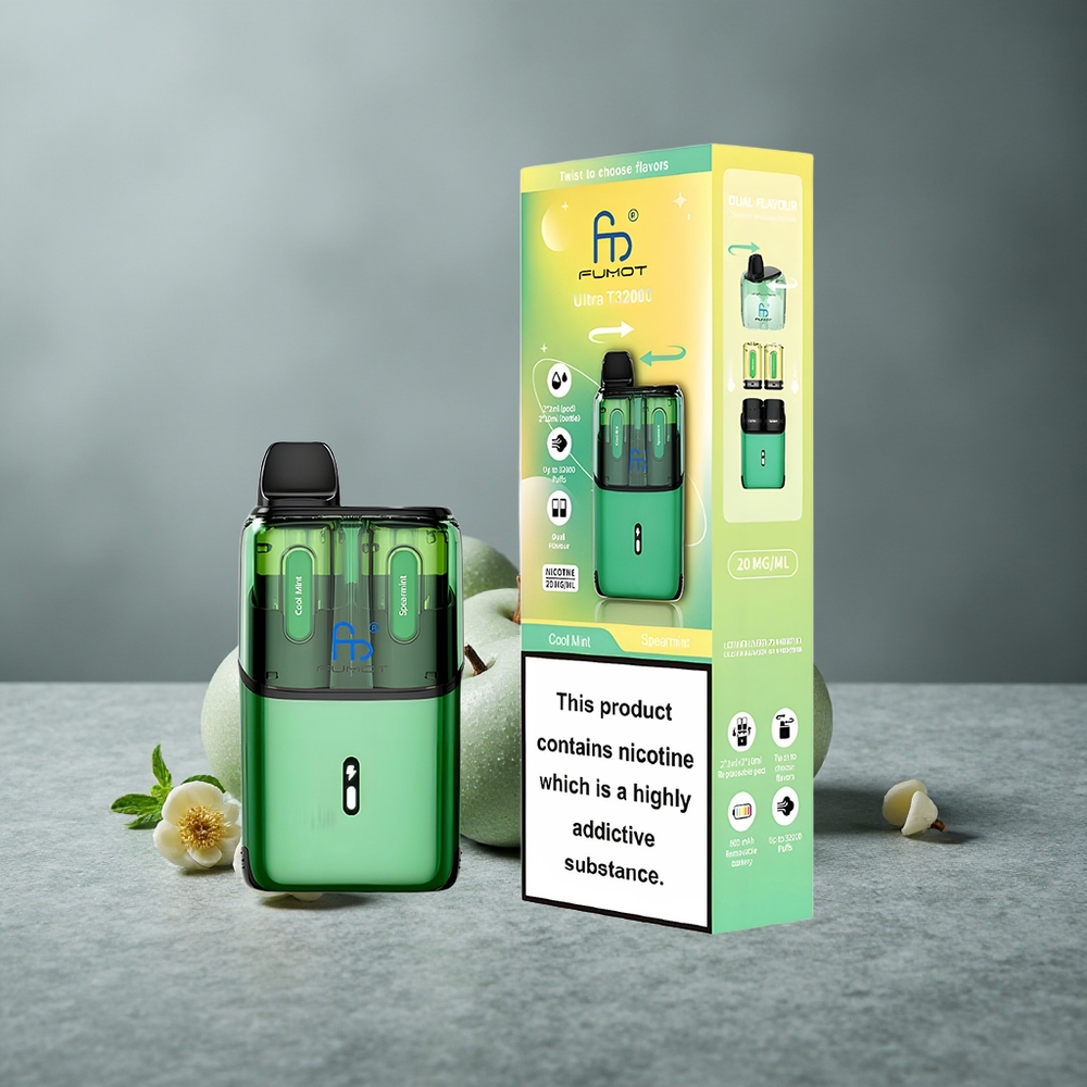 Fumot Ultra T32000 Vape Descartável 32000 Puffs Menta Fresca Hortelã Brazil vape wholesale